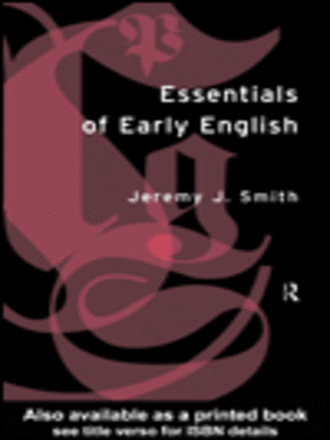 cover image of Essentials of Early English